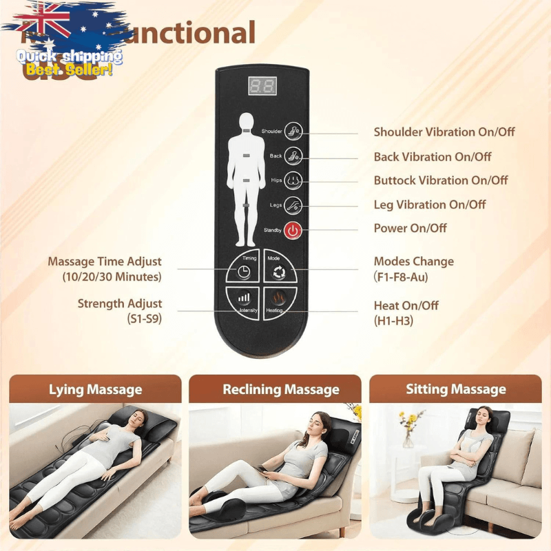StrainAway™ Luxury Full Body Massage Mat
